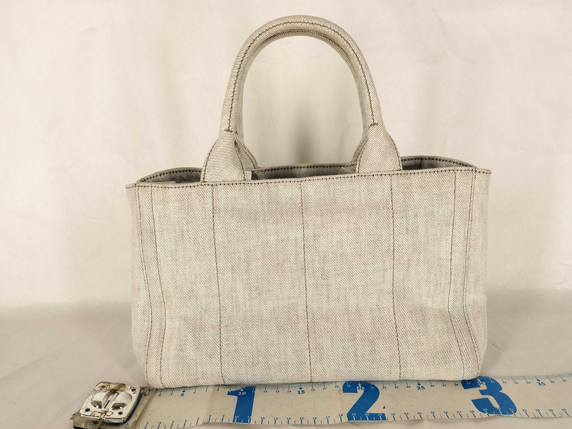 PRADA Prada Canapa Mini Jeweled 2-Way Handbag Shoulder Bag Handbag