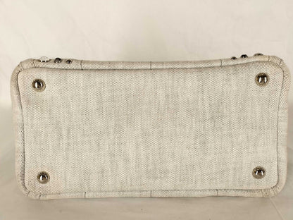 PRADA Prada Canapa Mini Jeweled 2-Way Handbag Shoulder Bag Handbag