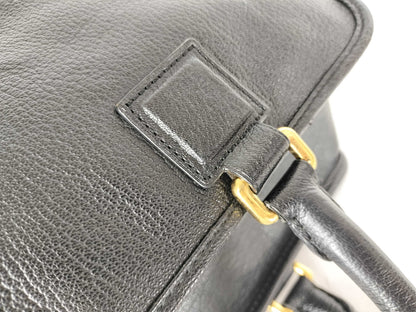 LOEWE Amazona 36 Leather Handbag in Black