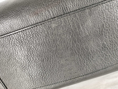 LOEWE Amazona 36 Leather Handbag in Black