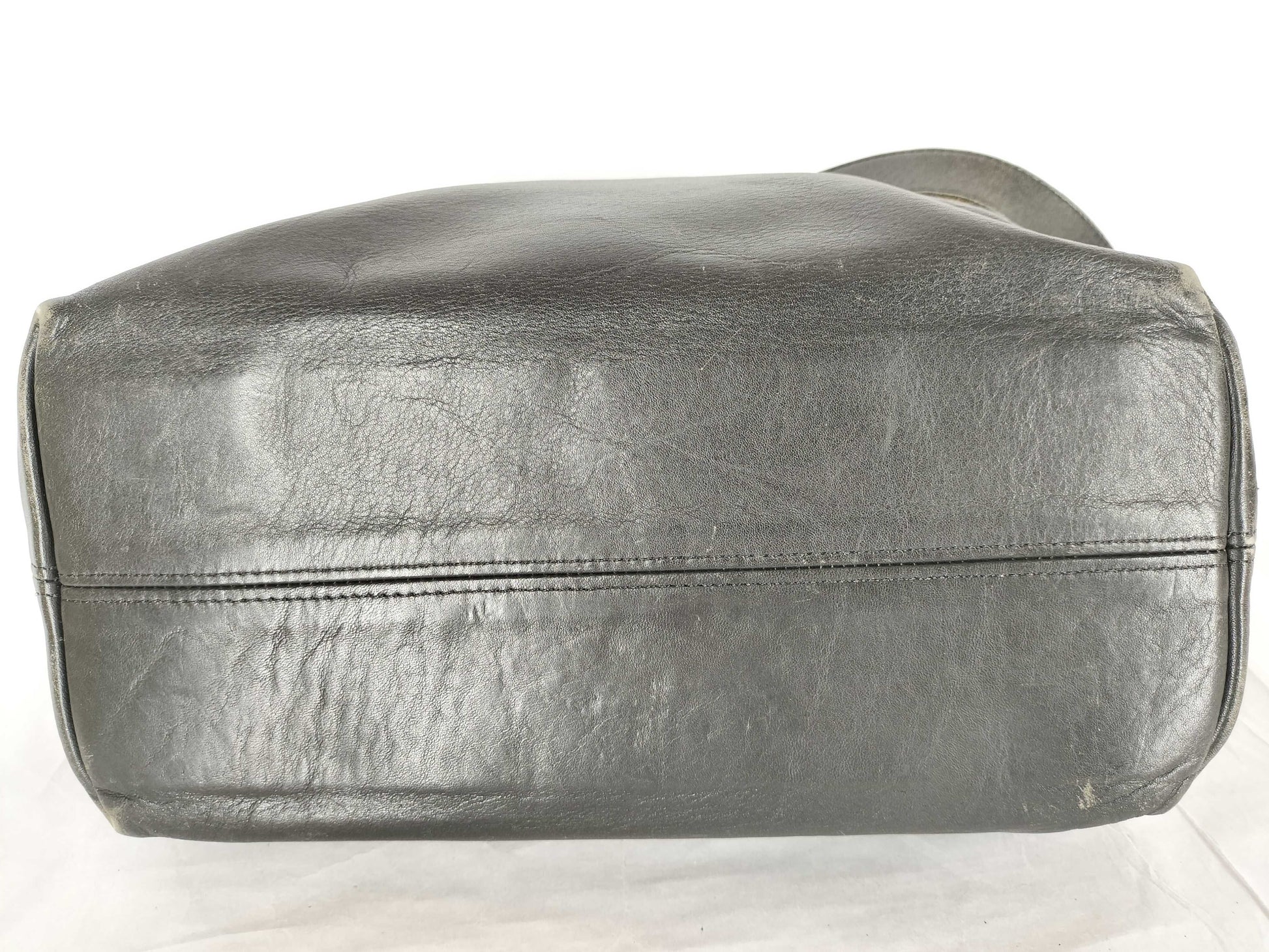 COACH COACH Leather Bag Black Tote Bag