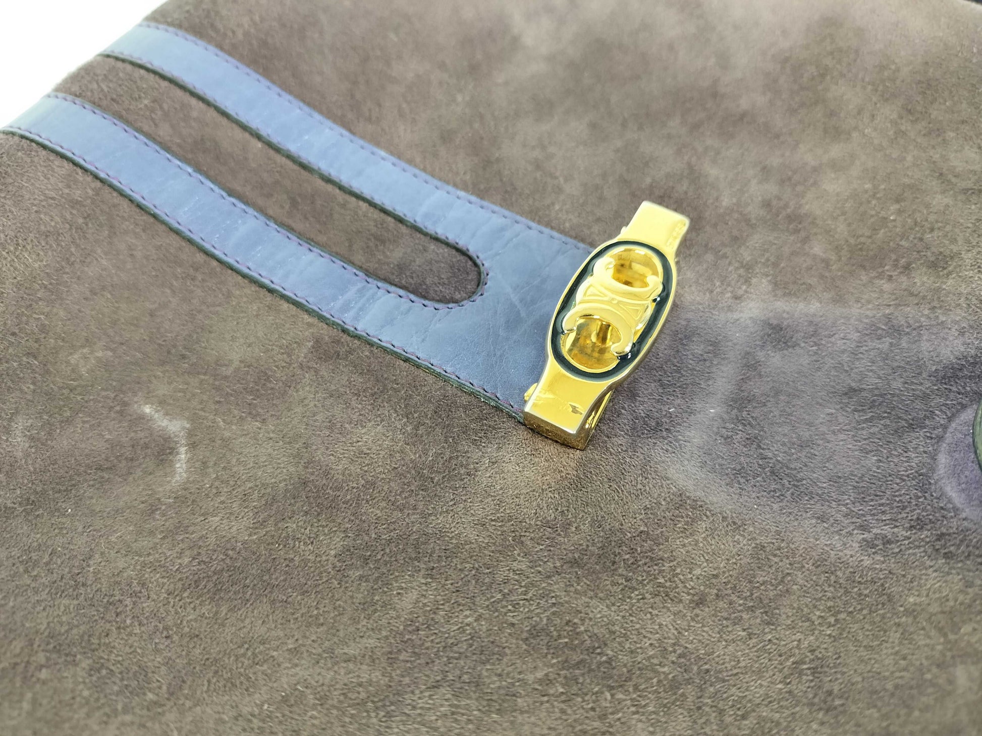 CELINE CELINE Suede Triomphe Shoulder Bag Shoulder Bag