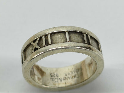 Tiffany & Co. Atlas Atlas Ring, 925, 5.9g