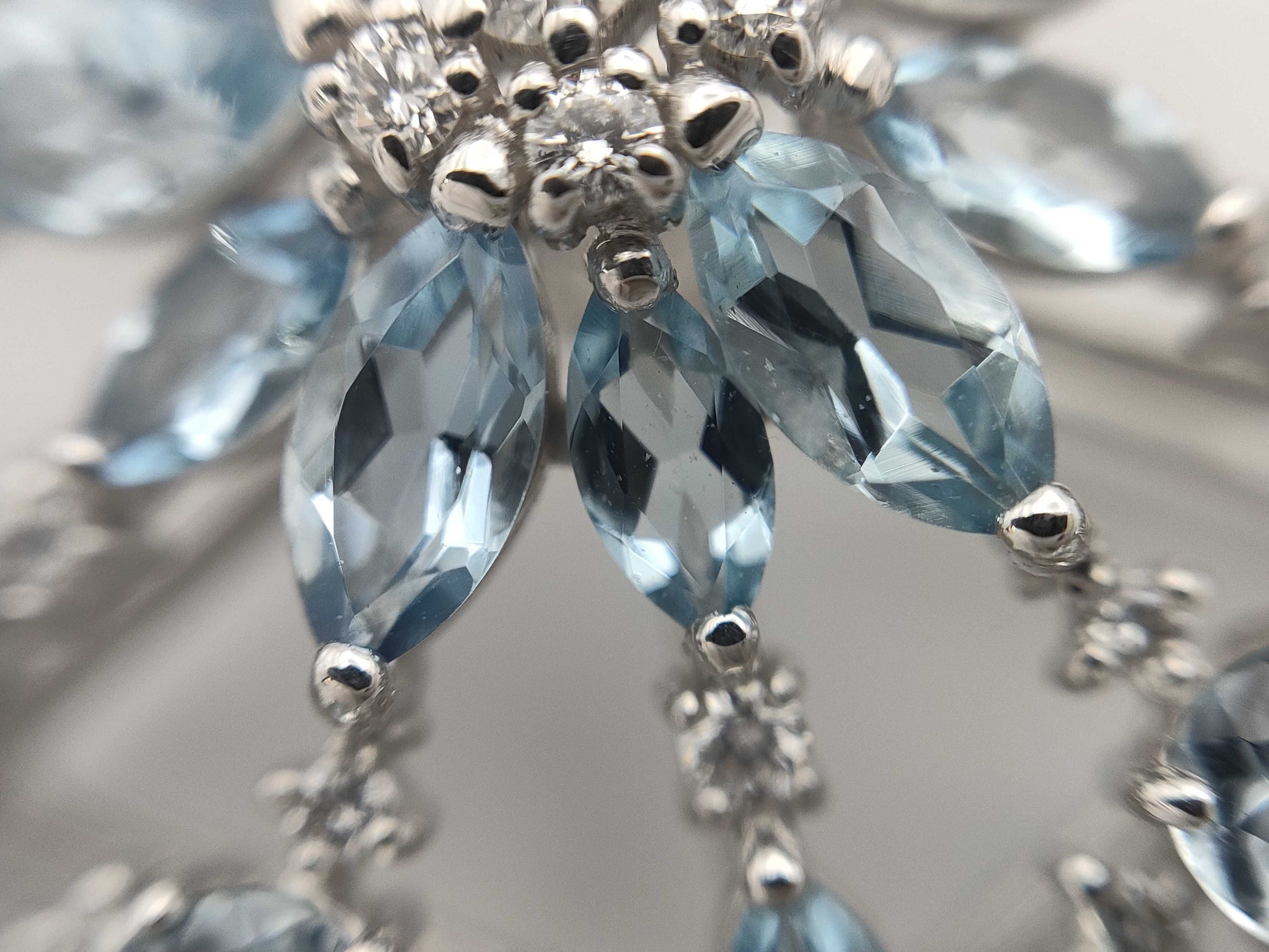 TASAKI Aquamarine D0.66ct K18WG 19.3g Necklace 