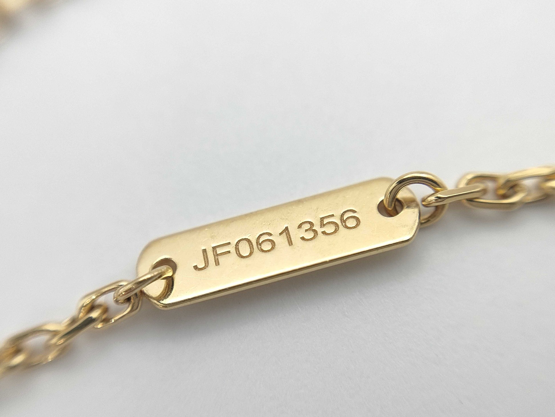 Van Cleef & Arpels Papillon Turquoise 1PD Yellow Gold Au750 6.5g Necklace 