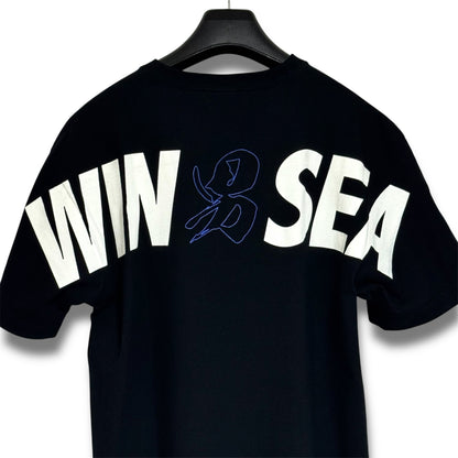 Unused 22SS Kitashinagawa Onsen Tenjinyu x WIND AND SEA collaboration Wind and Sea back logo T-shirt L Shoulder 53cm x Sleeve 23cm x Width 57cm x Length 73cm T-shirt
