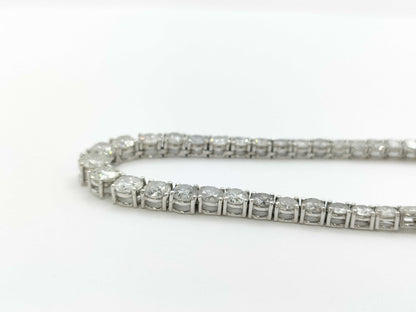 D15.12ct Pt900/K18WG 24.9g Necklace 