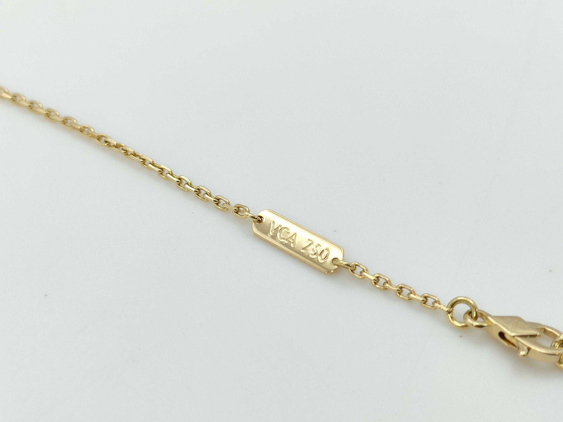 Van Cleef & Arpels Frivole Heart Necklace in Yellow Gold 750, 5.7g 