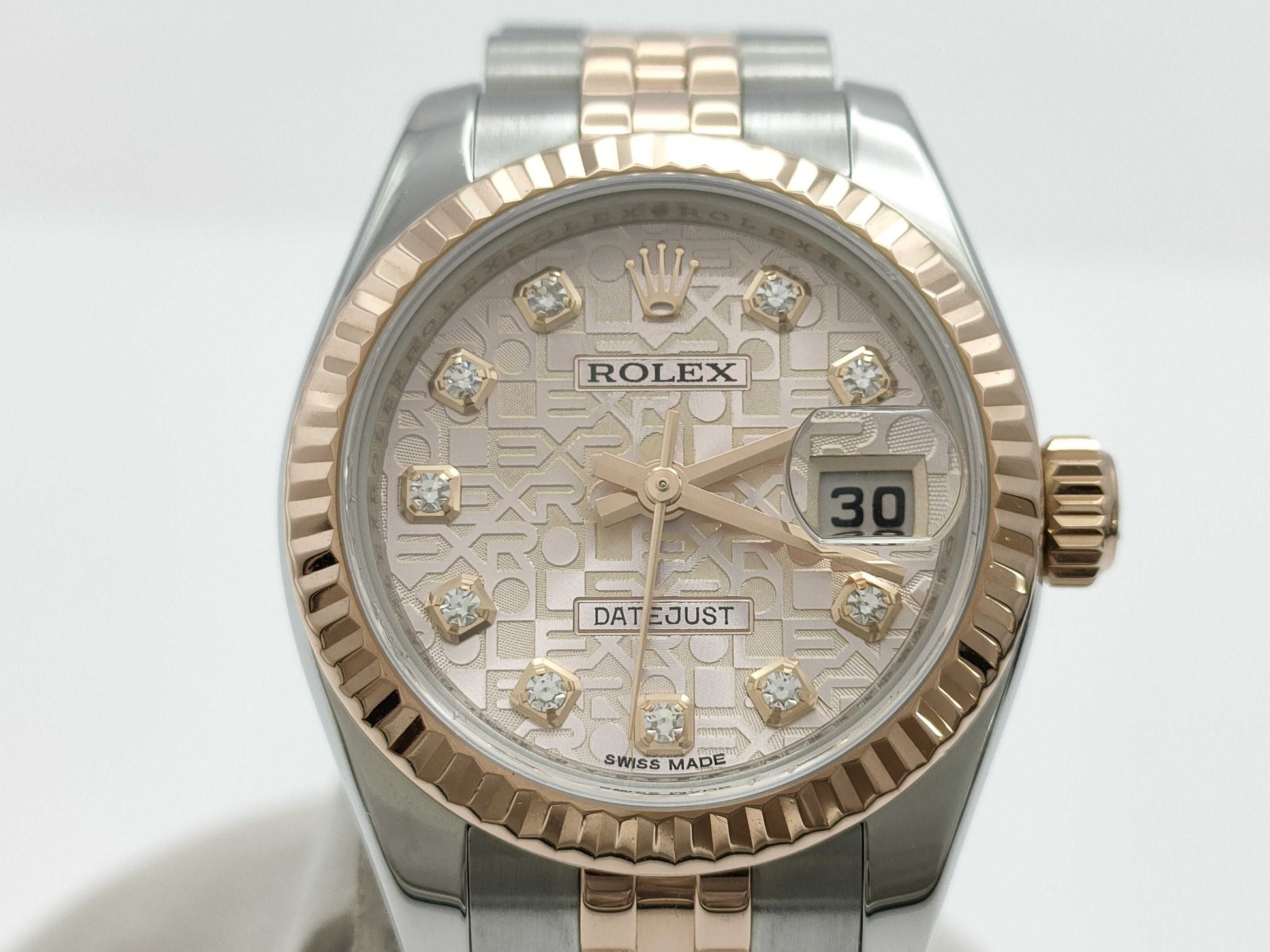 ROLEX 179171G 9P6645A8 Pink Horicon Women's Watch