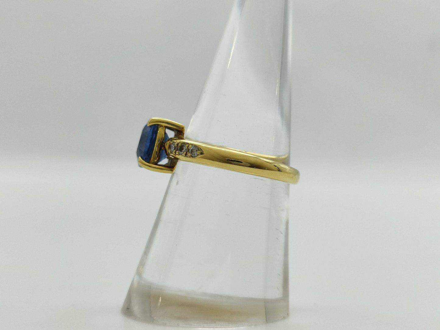 S2.24ct D0.10ct K18 4.6g Ring 