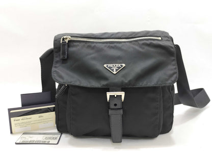 PRADA Nylon Shoulder Bag Tessuto Shoulder Bag