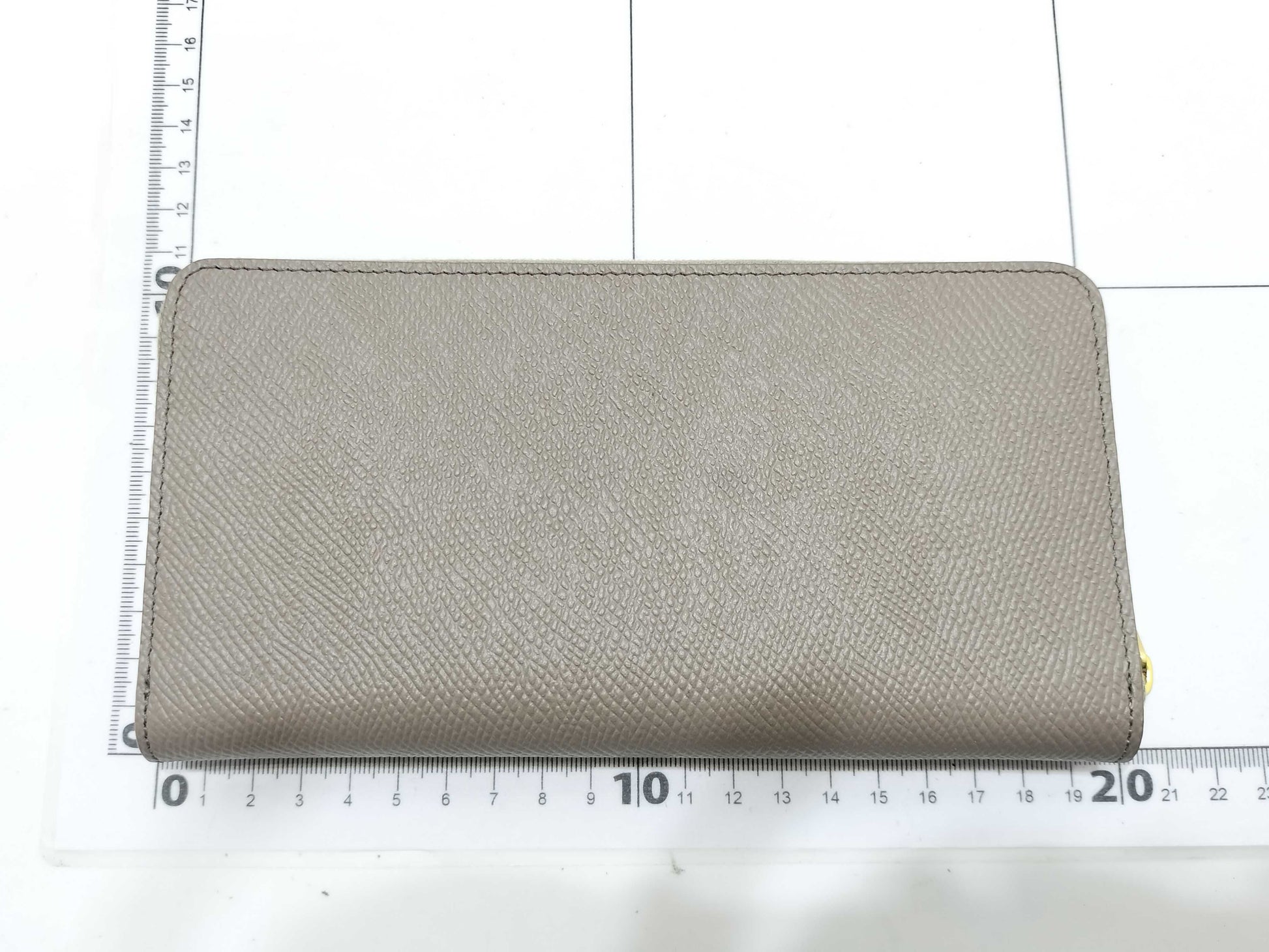 Celine Unused Round Zip Wallet Etoupe Wallet