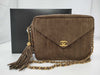 CHANEL Chain Shoulder Suede Shoulder Bag