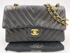 CHANEL Chevron Chain Shoulder Bag