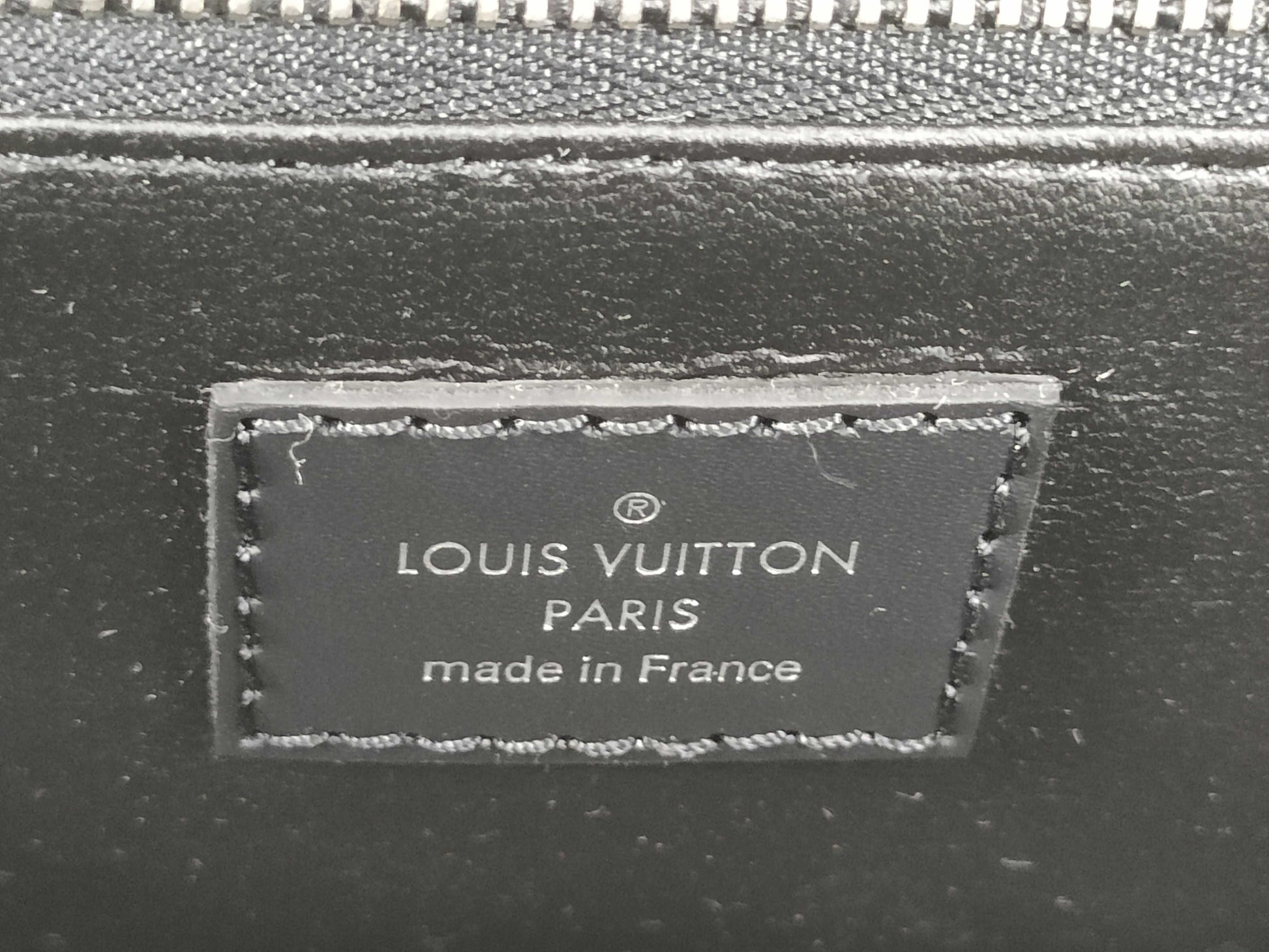 LOUIS VUITTON Damier Graphite RFID Dopp Kid Handbag