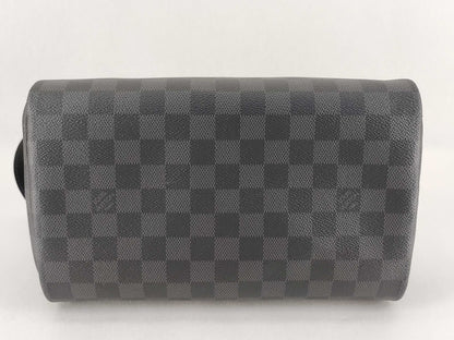 LOUIS VUITTON Damier Graphite RFID Dopp Kid Handbag