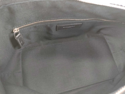 SAINT LAURENT Unused Raffia Shoulder Bag