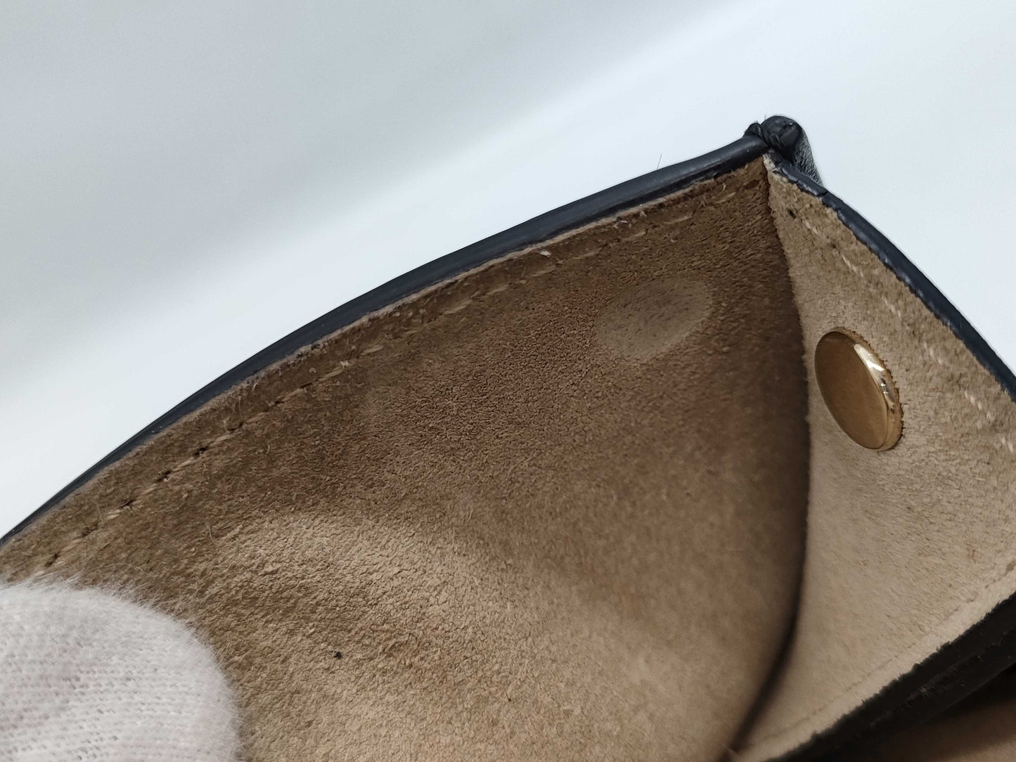 Chloe Faye Black Leather Shoulder Bag