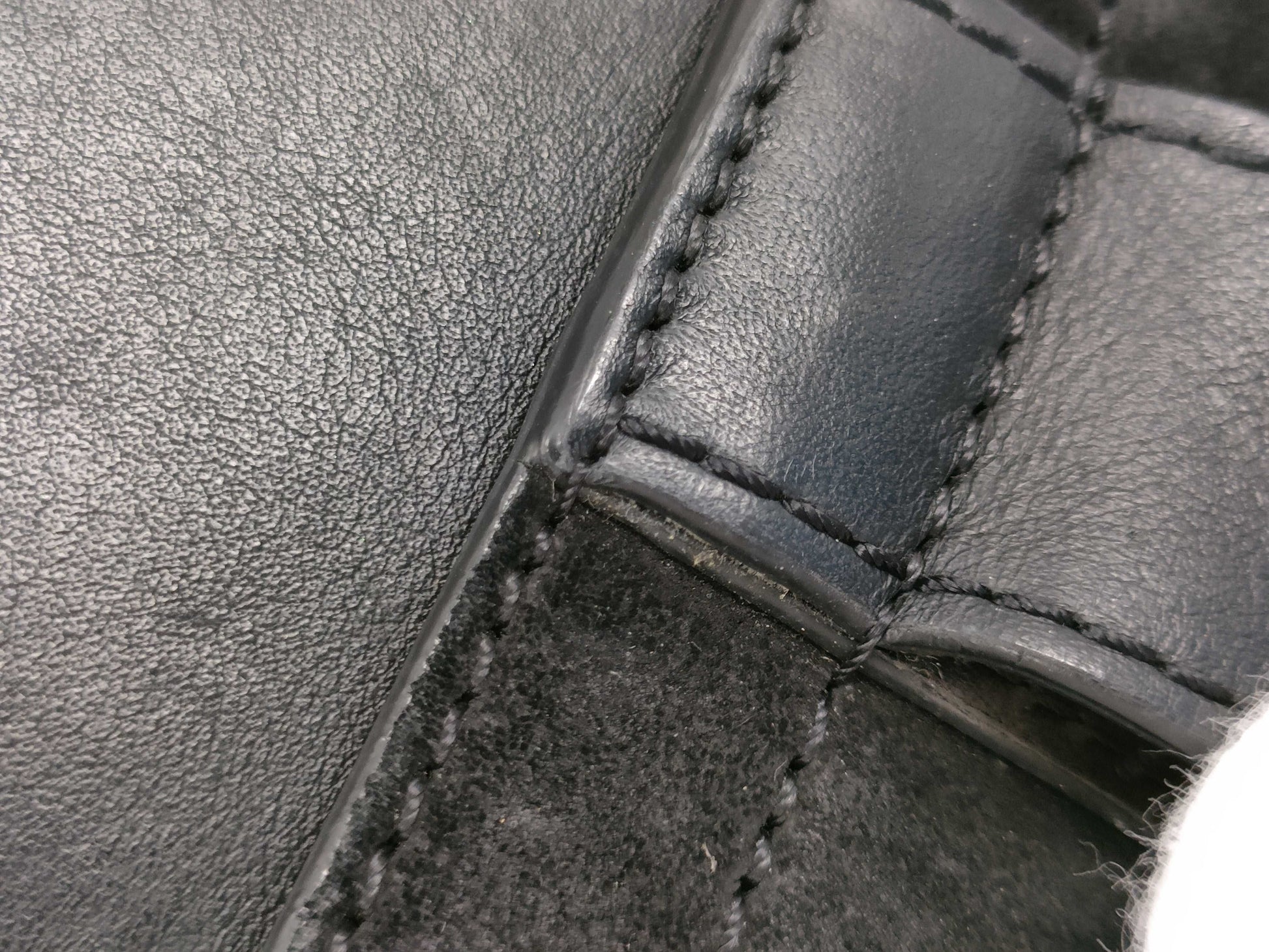 Chloe Faye Black Leather Shoulder Bag