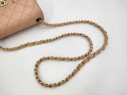 CHANEL Matelasse Chain Shoulder Bag Caviar Skin Shoulder Bag