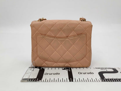 CHANEL Matelasse Chain Shoulder Bag Caviar Skin Shoulder Bag