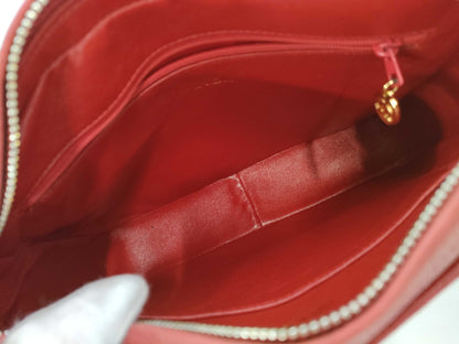 CHANEL Triple Coco Chain Shoulder Bag Caviar Skin Shoulder Bag