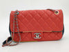 CHANEL Matelasse Shoulder Bag Red Shoulder Bag
