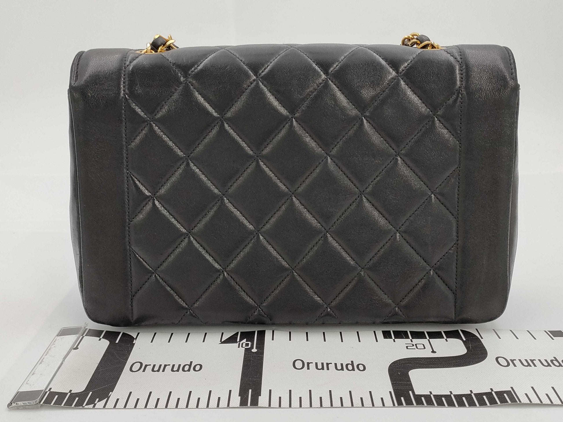 CHANEL Diana Chain Shoulder Bag Lambskin Shoulder Bag