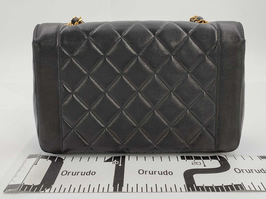 CHANEL Diana Chain Shoulder Bag Lambskin Shoulder Bag