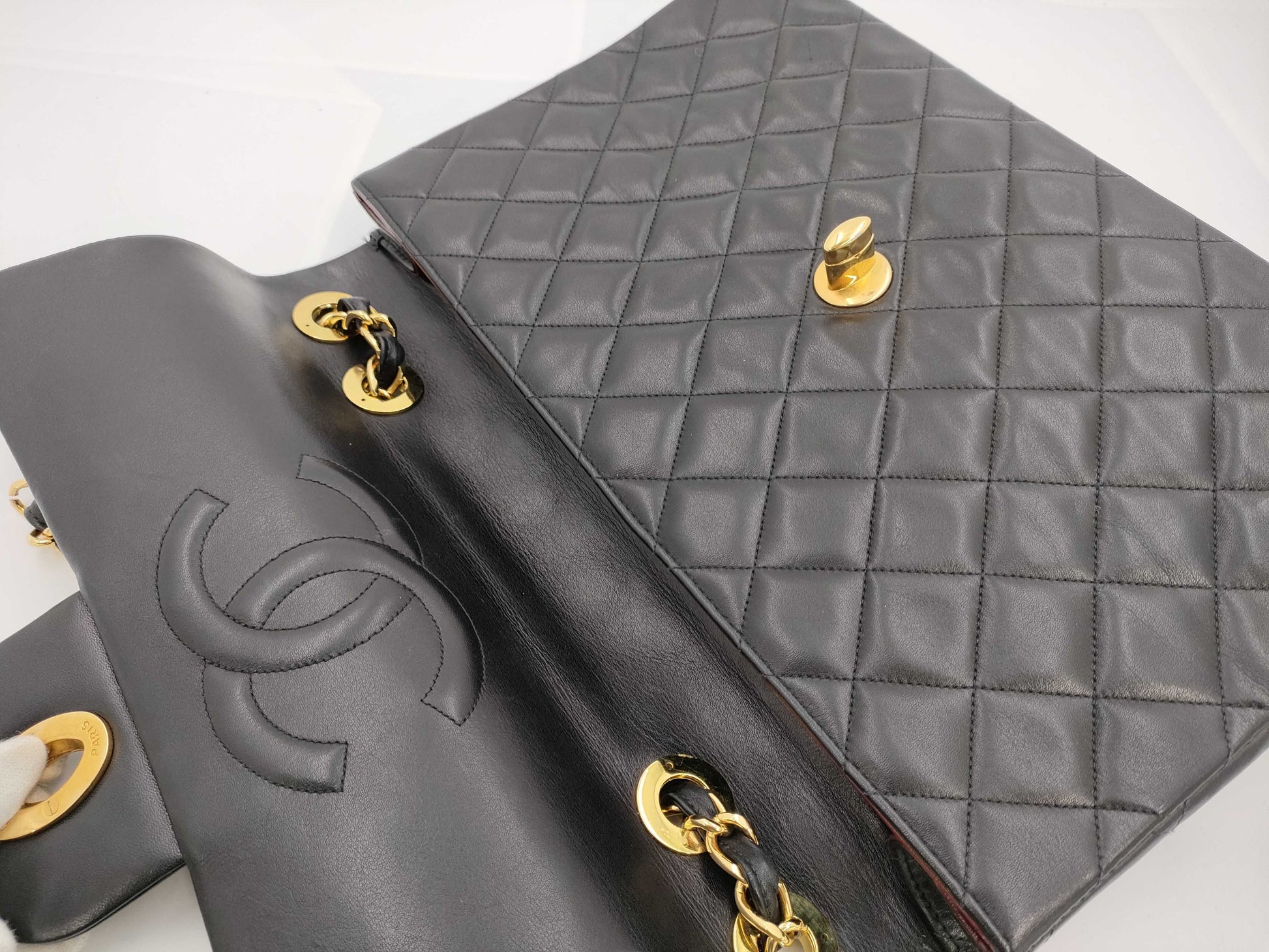 CHANEL Matelasse Chain Shoulder Bag Lambskin Shoulder Bag