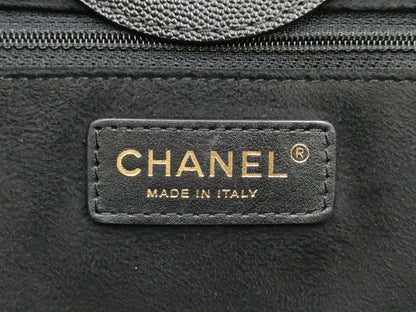 CHANEL Deauville Chain Shoulder Bag Caviar Skin Shoulder Bag