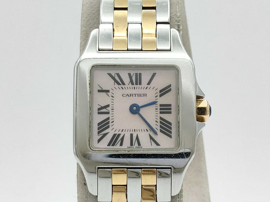 Cartier Santos de Cartier SM 2698 014760CH Pink Shell Women's Watch