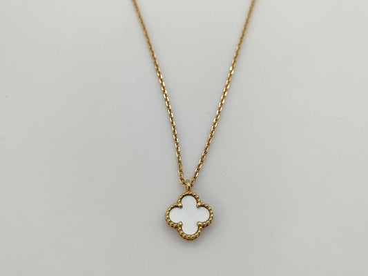 Van Cleef & Arpels Sweet Alhambra Mother-of-Pearl 750 2.8g Necklace 