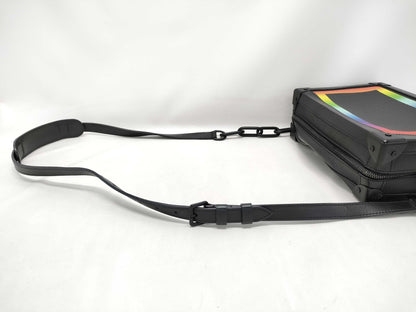 LOUIS VUITTON Taiga Rainbow Soft Trunk M30341 RFID DU2199 Shoulder Bag