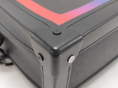 LOUIS VUITTON Taiga Rainbow Soft Trunk M30341 RFID DU2199 Shoulder Bag