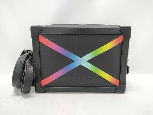 LOUIS VUITTON Taiga Rainbow Soft Trunk M30341 RFID DU2199 Shoulder Bag