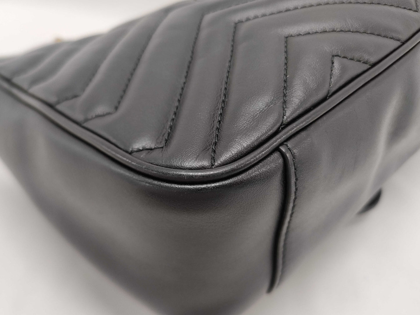 GUCCI GG Marmont Shoulder Bag 443497 Black