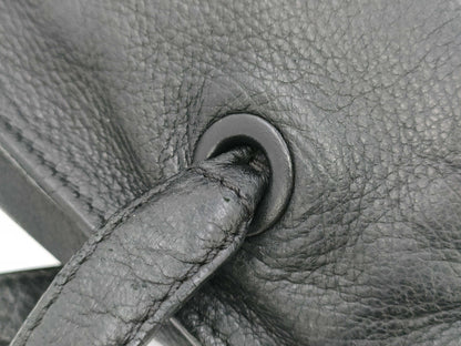 CHANEL Leather Coco Mark Shoulder Bag Handbag