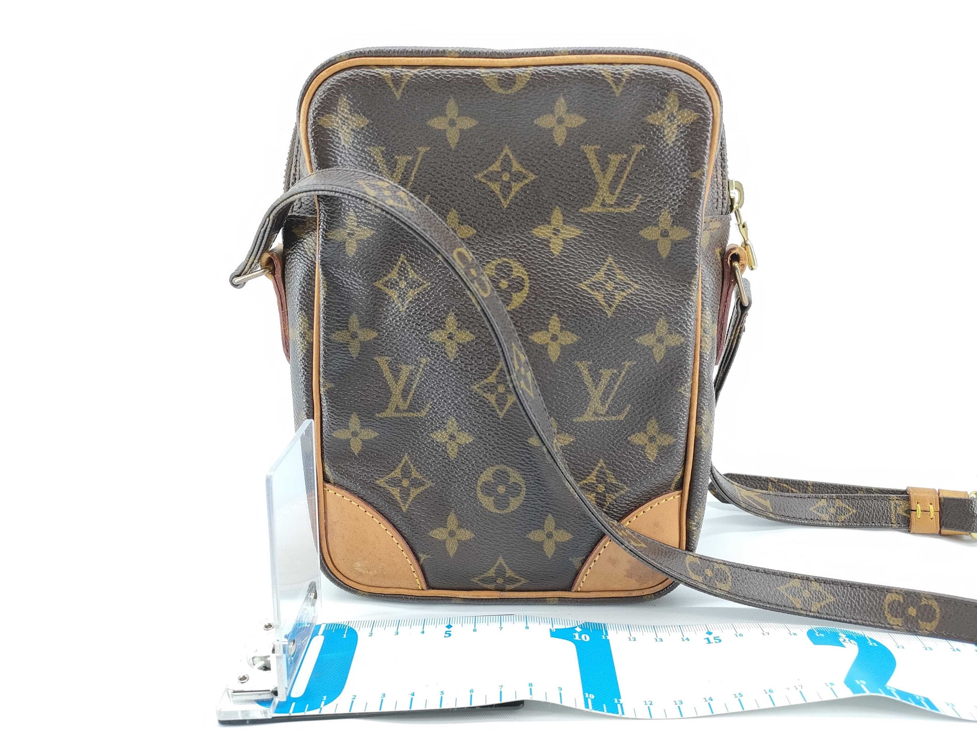LOUIS VUITTON RFID Unverified TH0012 Monogram Louis Vuitton Amazon Shoulder Bag