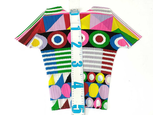 ISSEY MIYAKE Pleats Please Cut and Sew Top