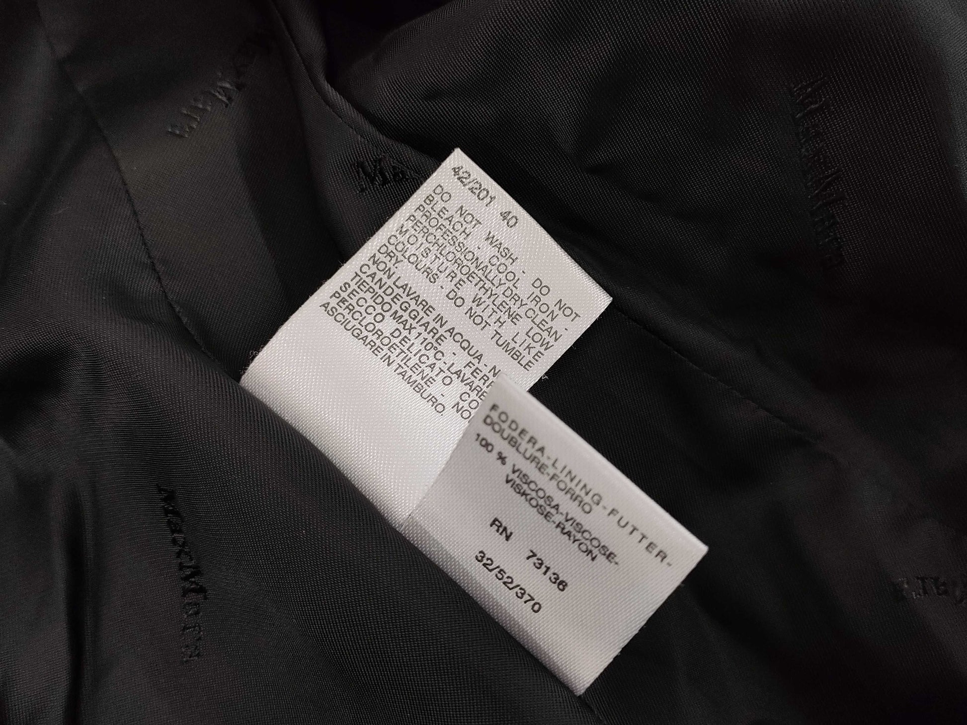 MaxMara OTS Alpaca Virgin Wool Teddy Coat, Size 40