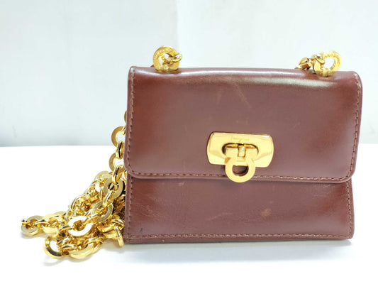 Salvatore Ferragamo Gancini Chain Shoulder Bag