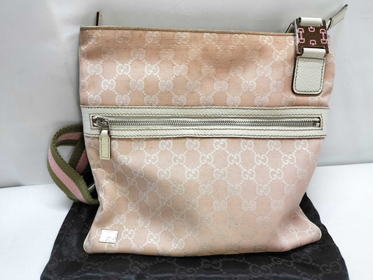 GUCCI GG Canvas Shoulder Bag Gucci GG Canvas Shoulder Bag