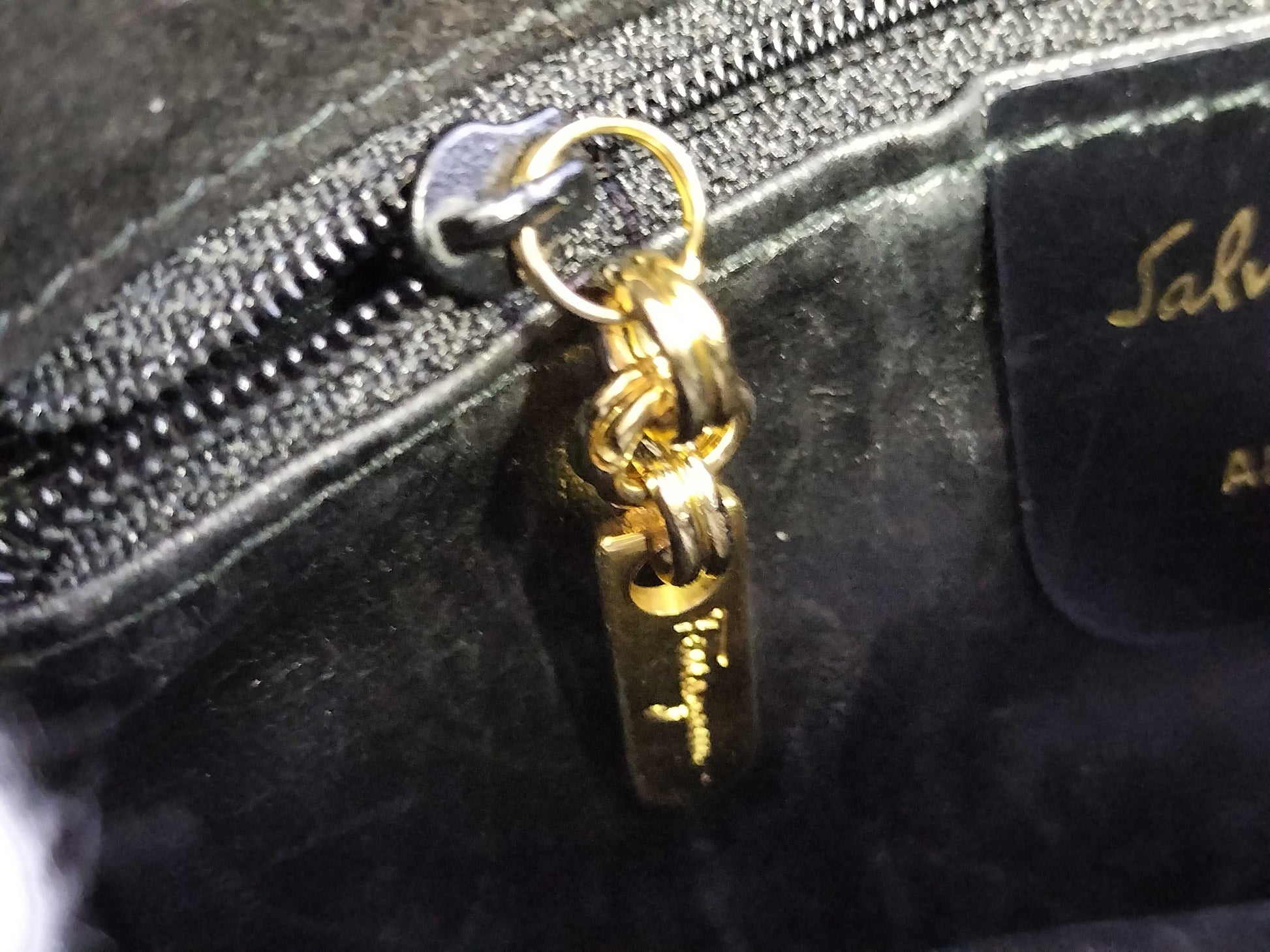 Salvatore Ferragamo Gancini Ferragamo Suede Shoulder Bag
