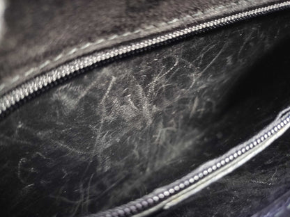 Salvatore Ferragamo Gancini Ferragamo Suede Shoulder Bag