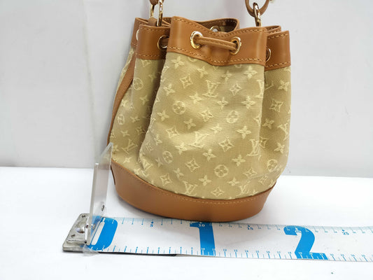 LOUIS VUITTON Monogram Mini-Lan Louis Vuitton Mini-Lan Noelie Shoulder Bag