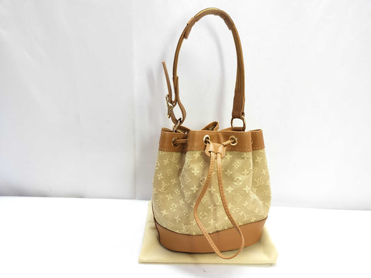 LOUIS VUITTON Monogram Mini-Lan Louis Vuitton Mini-Lan Noelie Shoulder Bag