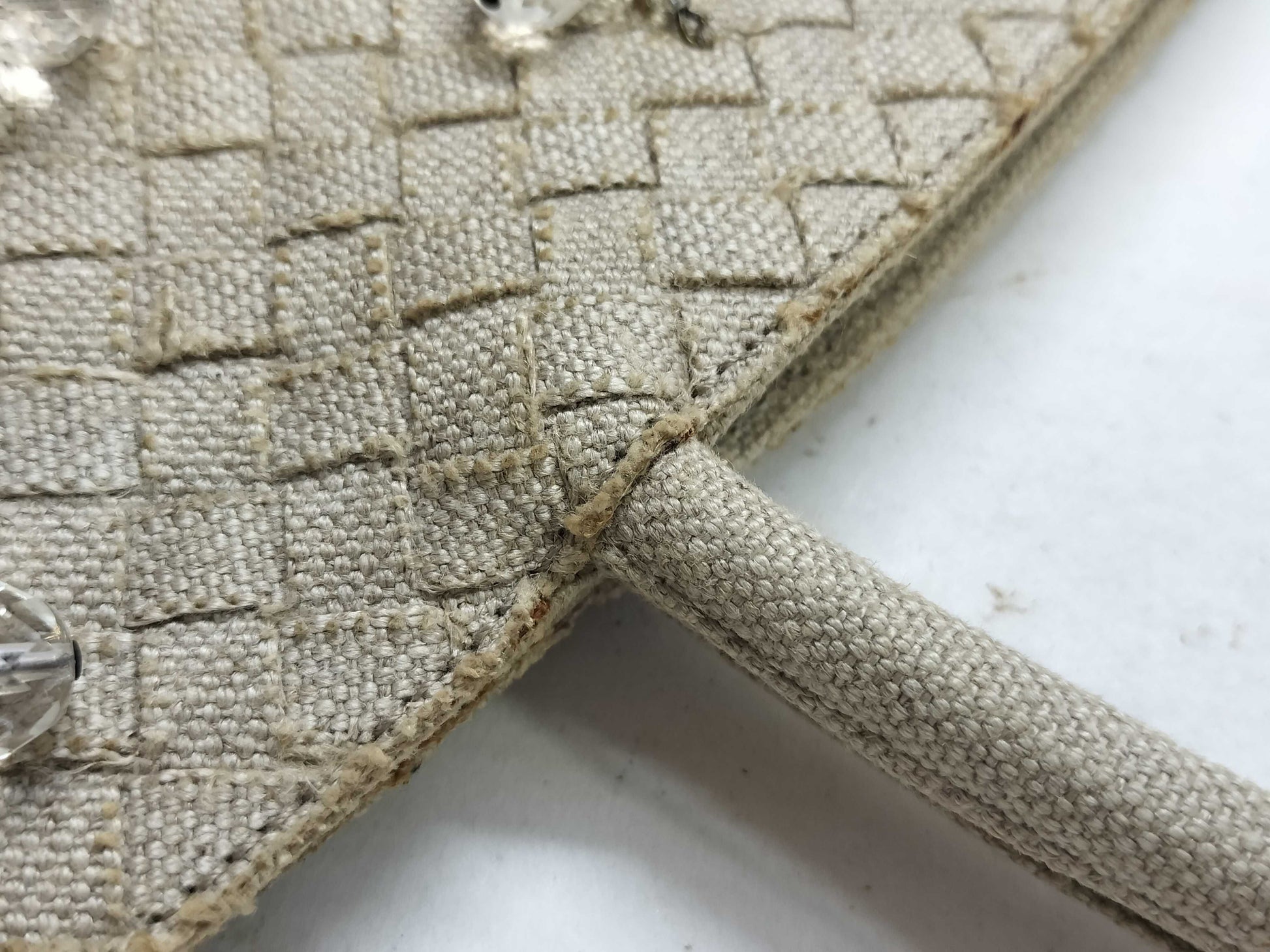BOTTEGA VENETA Intrecciato Canvas Tote Bag with Beads