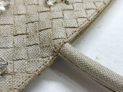 BOTTEGA VENETA Intrecciato Canvas Tote Bag with Beads