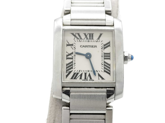 Cartier Tank Française SM 2384 374078CD Quartz Women's Watch